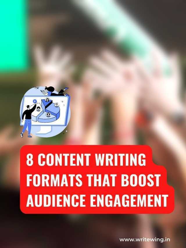 content writing formats