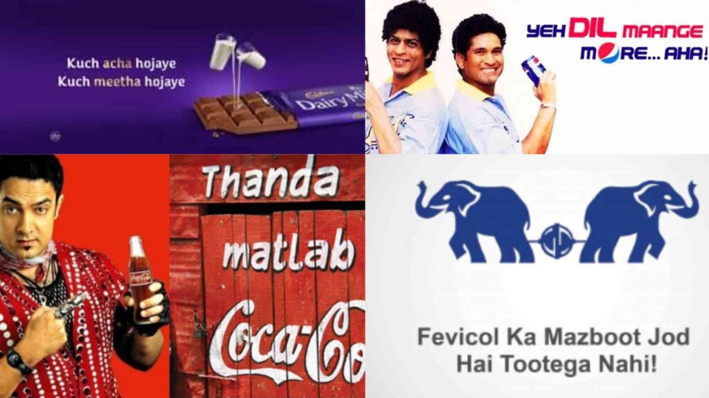 taglines of Indian brands