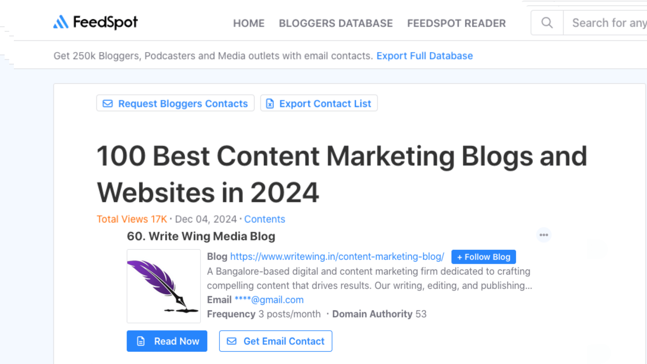 best content marketing blog write wing media